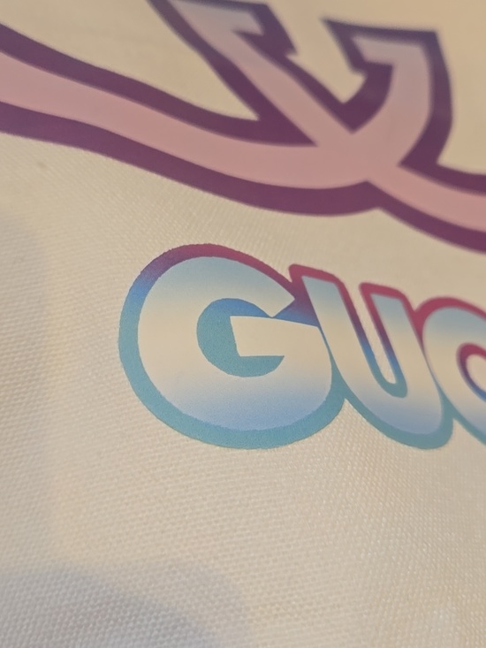 Designer Inspired Tote Bag with Zipper Pouch - Picture 2 of 6